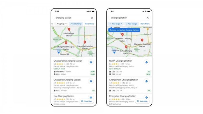 Google Haritalar - EV