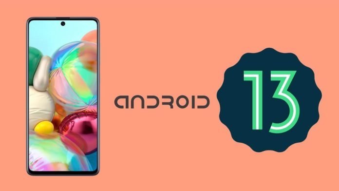 Samsung Galaxy A71 ve F62, Android 13 ile One UI 5 güncellemesini alan en son modellerdir
