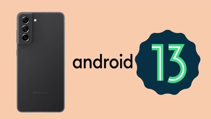 Samsung Galaxy S21 FE şimdi Android 13 tabanlı One UI 5 güncellemesini alıyor