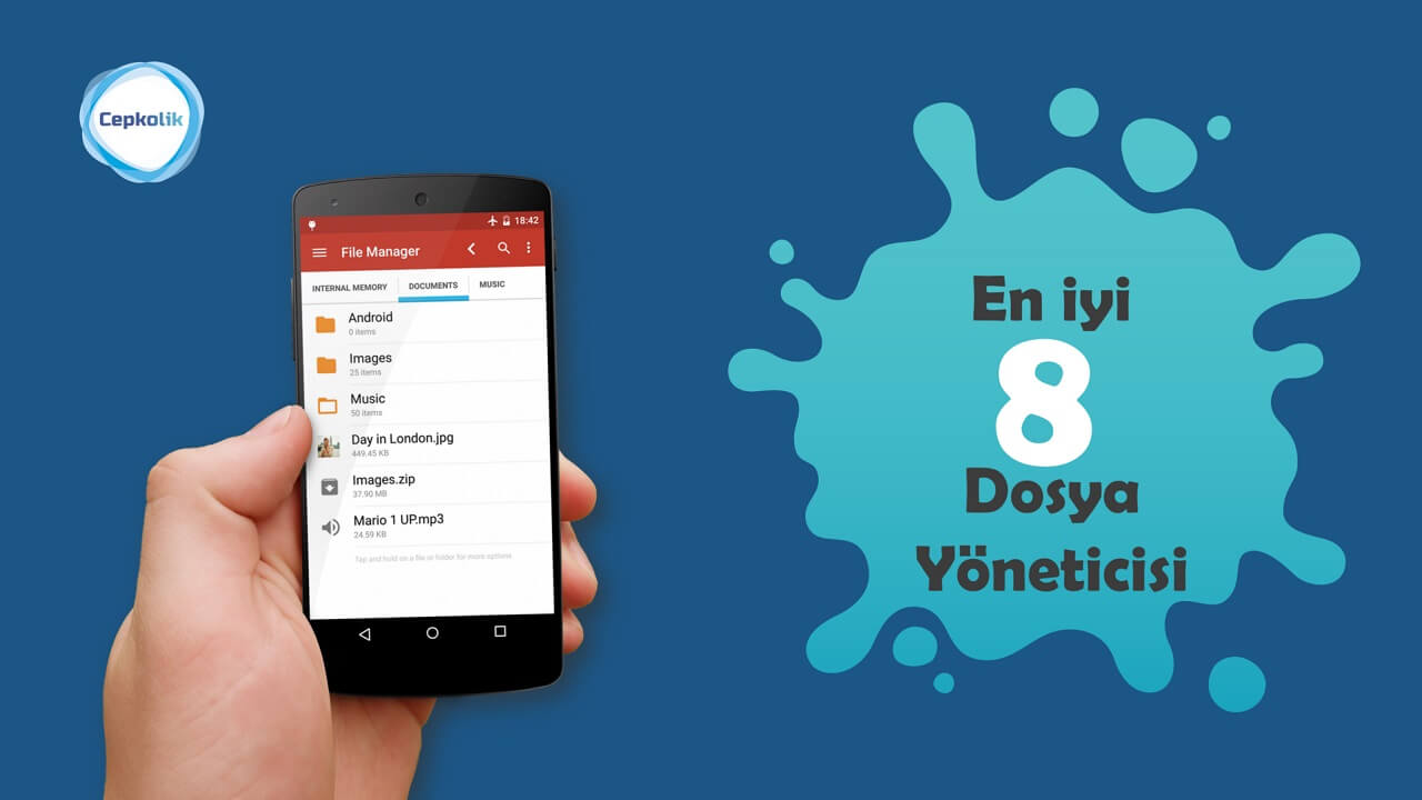 Android'deki en iyi 8 dosya yöneticisi