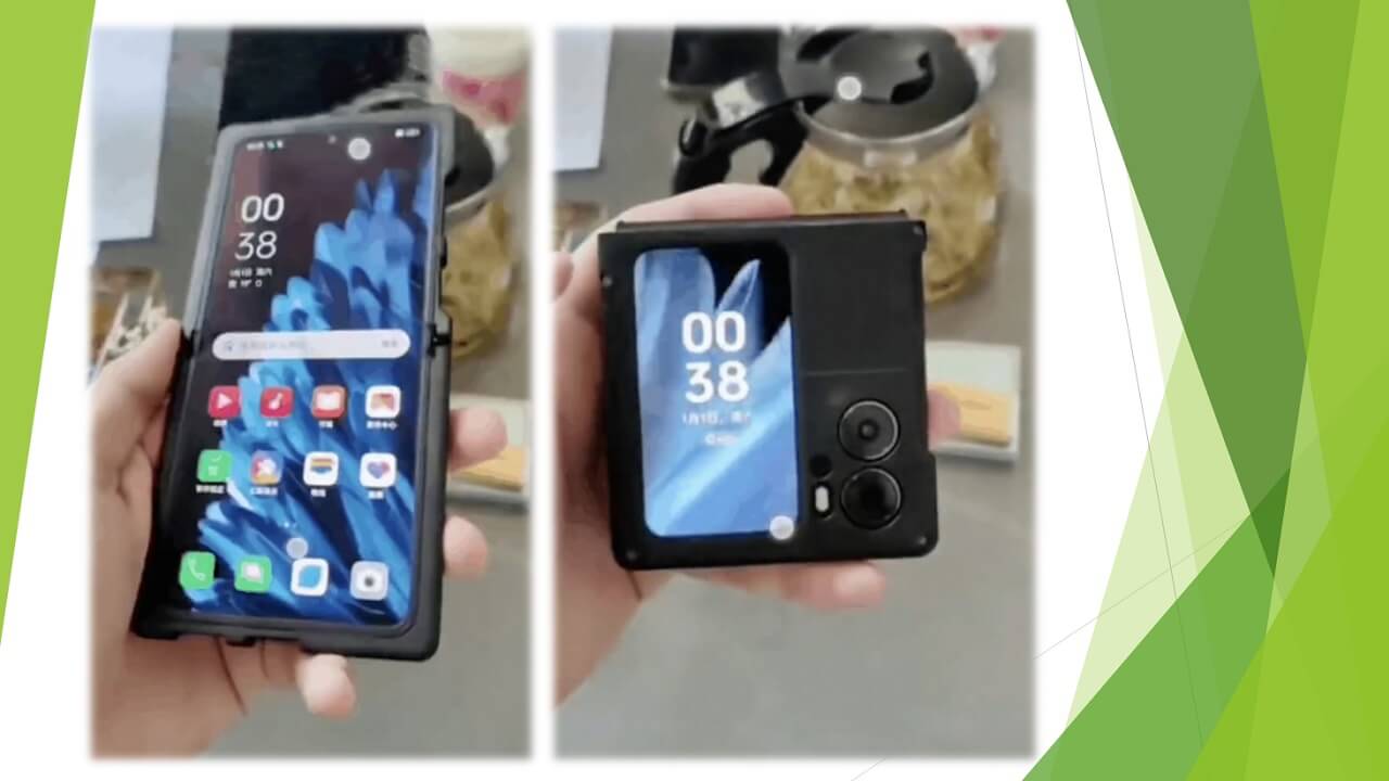 Oppo Find N2 Flip'in video görüntüsü sızdı