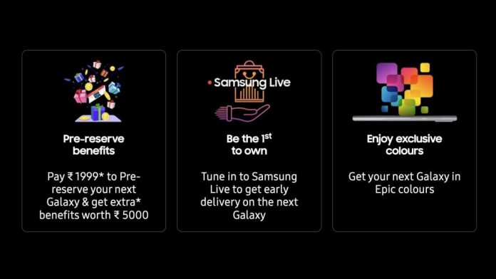 Samsung, duyurudan önce Galaxy S23 serisi için rezervasyonları açtı