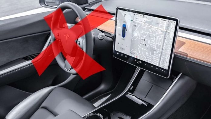 tesla direksiyon simidi