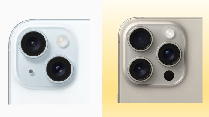iPhone 15 vs 15 Pro kamera karşılaştırma