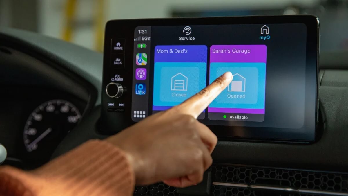 Honda ve Acura akıllı garaj kapısı özelliklerini CarPlay'e getiriyor