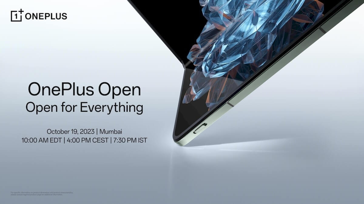 OnePlus Open 19 Ekim'de tanıtılacak