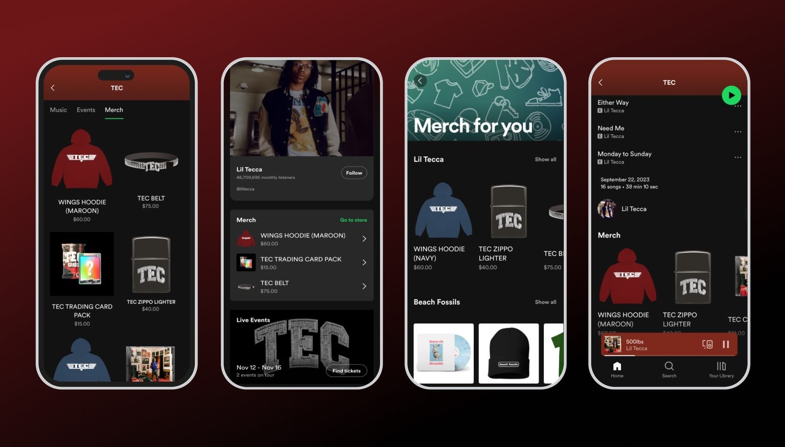 Spotify uygulama içi Merch Hub özelliğini başlatıyor