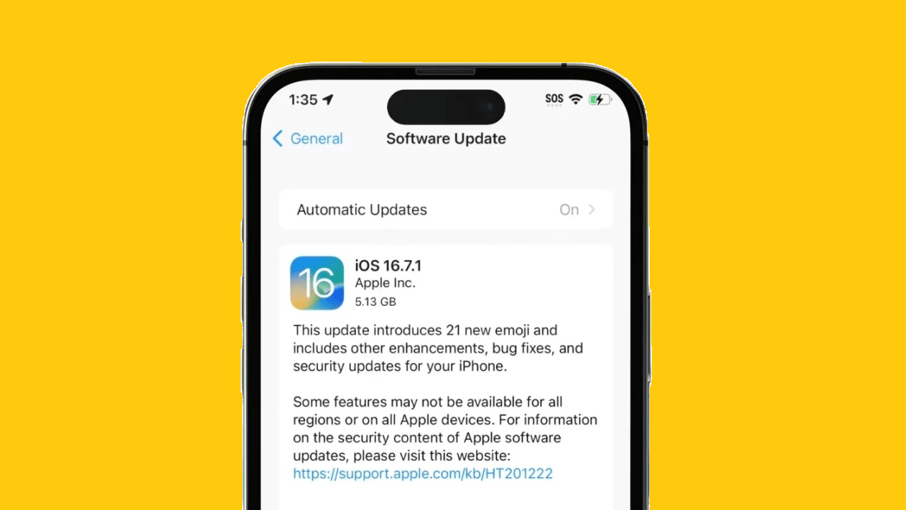 Apple, iOS 17 kullanıcısı olmayanlar için önemli güvenlik düzeltmeleri içeren iOS 16.7.1'i yayınladı
