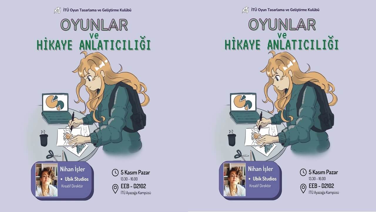 Oyunlar ve Hikaye Anlatıcılığı Atölyesi - Afiş Görseli Selin Kar