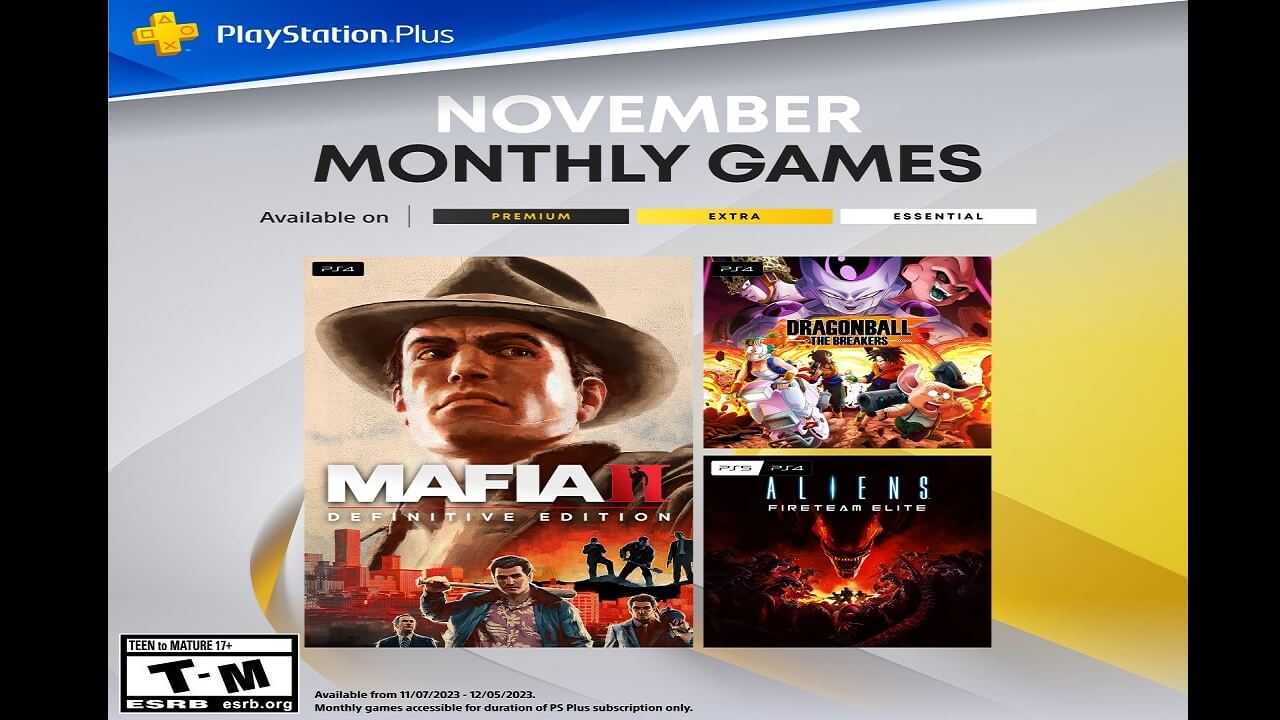PlayStation Plus Ücretsiz Oyunları Kasım 2023