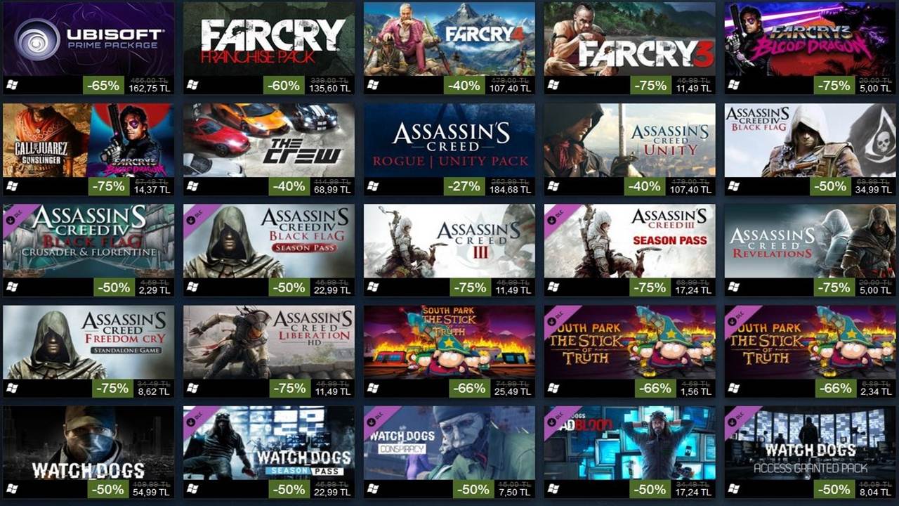 Steam İndirimi Baş Döndürüyor, Yüzde 80 Oranında İndirimler Var!