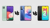 Galaxy A22 5G vs Redmi Note 10 5G vs Galaxy M21 2021