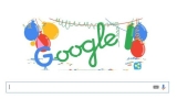 Google doğum gününü Doodle ile gösterdi!