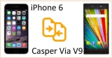 Casper VIA V9 vs iPhone 6 Karşılaştırma