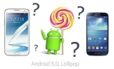 Samsung hangi akıllı telefonlarına Lollipop sunacak?
